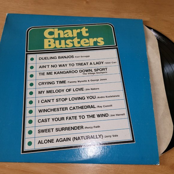 CHART BUSTERS LP 1980 Columbia House Various Hits 1P 7122 Pop Vinyl Record LP4 - Picture 2 of 10